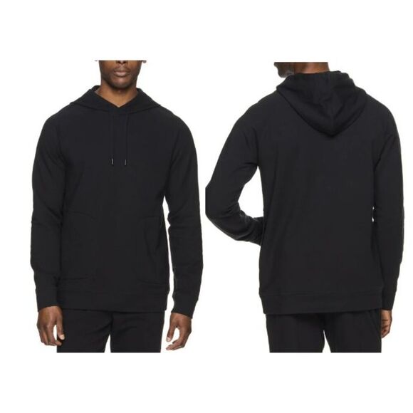 Gaiam Men's Lotus OB Drawstring Pockets Hoodie Black L - Picture 1 of 9